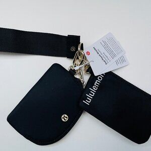 lululemon Dual Pouch Wristlet (Black)